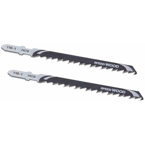 Hojas HCS para sierra de calar para madera x2 68mm Stanley STA21072-XJ