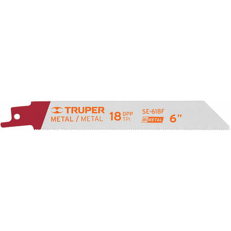 Hojas sierra sable 18 DPP para metal - 150 mm