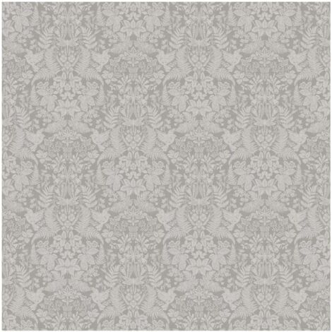 Holden Decor Loxley Grey Premium Wallpaper Paste The Wall Washable Botanical