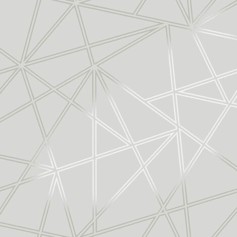 main image of "Holden Decor - Paladium Geometric Metallic Apex Wallpaper - 90111"