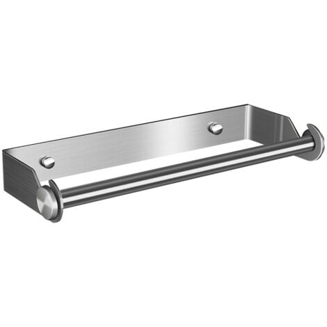 Holder for kitchen paper towel holder in stainless steel Paper towel holder Dispenser Paper towel Holder Kitchen roll holder Wall-mounted for Cabinet Bathroom Toilet