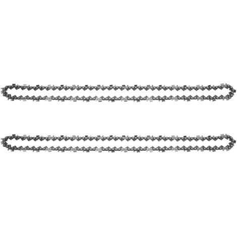 Holdfiturn 2Pcs Chainsaw Chain for 20 Inch 76 Drive Links Replacement Saw Chain 0.325inch Pitch Electric Chain Saw Accessories Logging Saw Chain