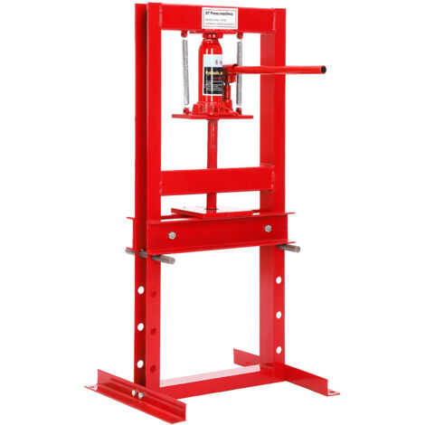 Holdfiturn Heavy Duty 6 Ton Hydraulic Workshop Press - Professional Bench Press Machine for Garage, Workshop and More