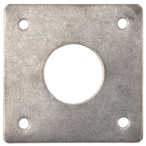 Hole Plates for Bird Boxes - Pack of 10 - Stainless Steel - 2.5 cm (Diameter of Hole)