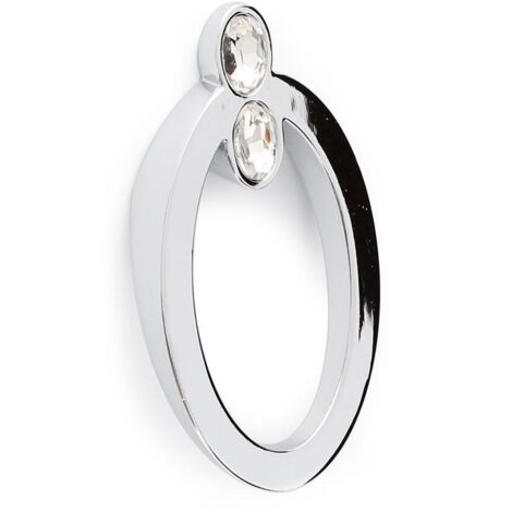 HOLE TIRADOR ZAMAK. 2 DIAMANTES. ELEGIR ACABADO.