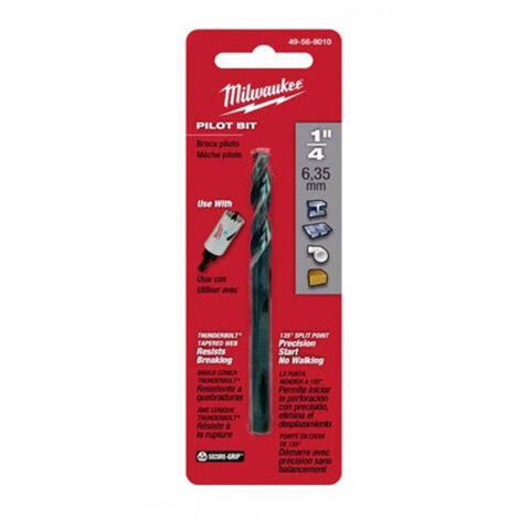 HOLESAW PILOT DRILL BIT 6 X 89 MM PUNTA PILOTA PER SEGHE A TAZZA HOLE DOZER cod. 4932479468