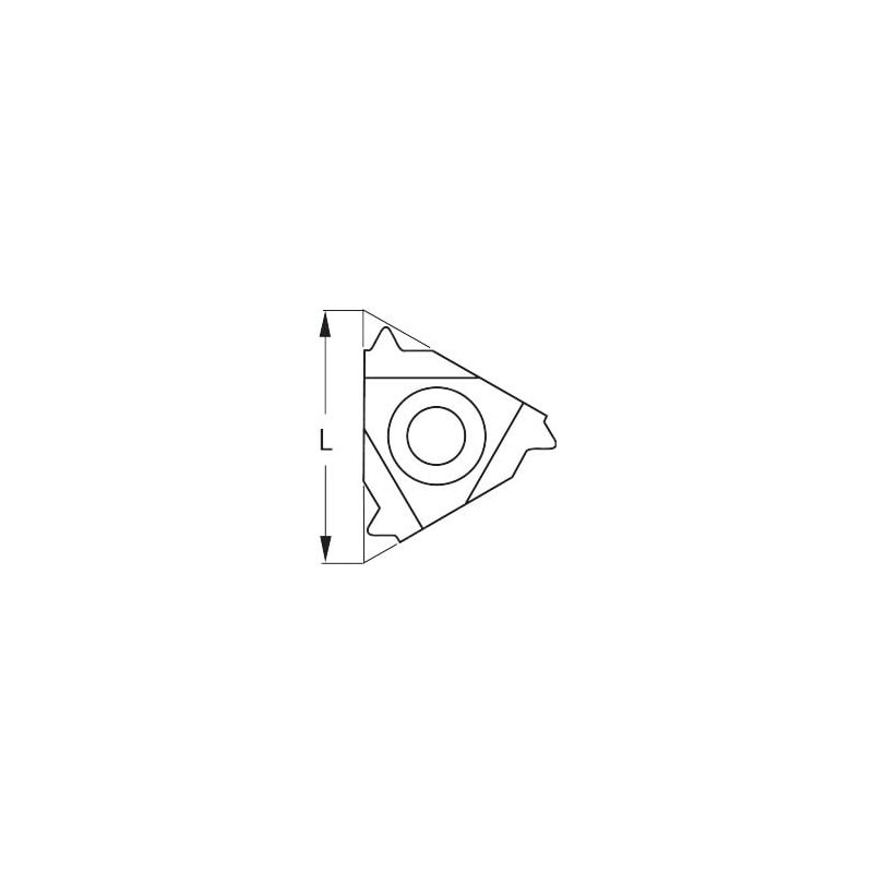 Holex - Inserto a profilo completo a 60° interno