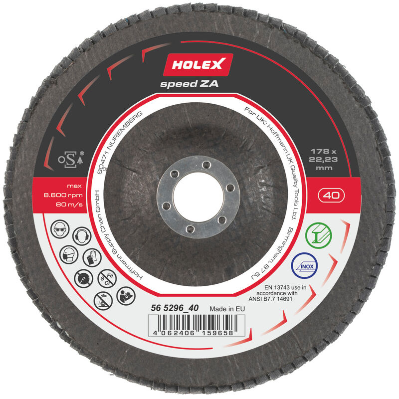 Holex - Disco abrasivo lamellare speed za piatto ⌀...
