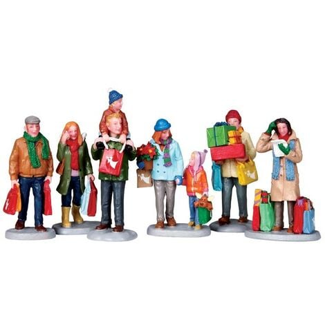 LEMAX Holiday Shoppers Set of 6 Cod. 92683