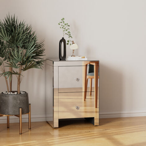 Hollywood Mirror Large Bedside Table