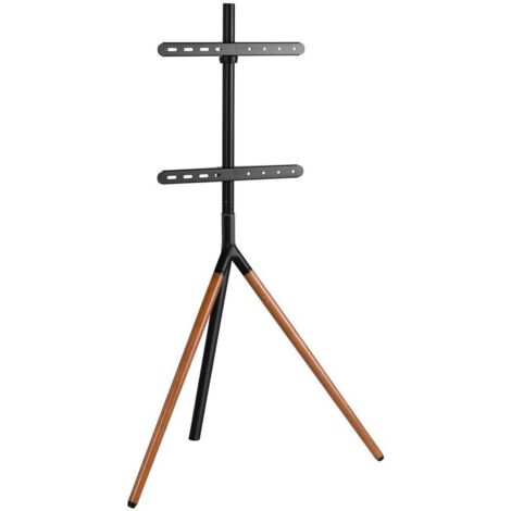 HOLMIOS Soporte de pie para TV entre 45" – 65" (hasta 32kg) con sistema VESA compatible con todas las marcas color negro