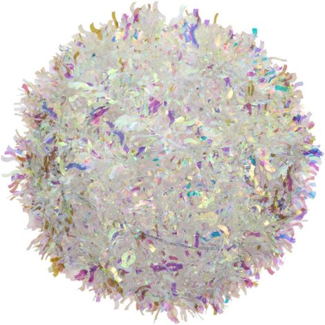 Holographische Kugel D.15cm weiß - Feeric lights & christmas
