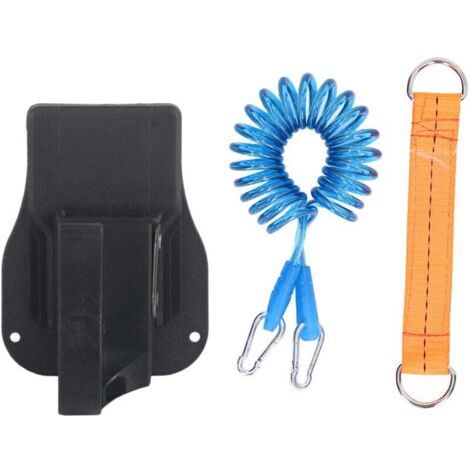 Holster pour perceuse, support de ceinture multifonctionnel avec corde de sécurité pour perceuse à percussion