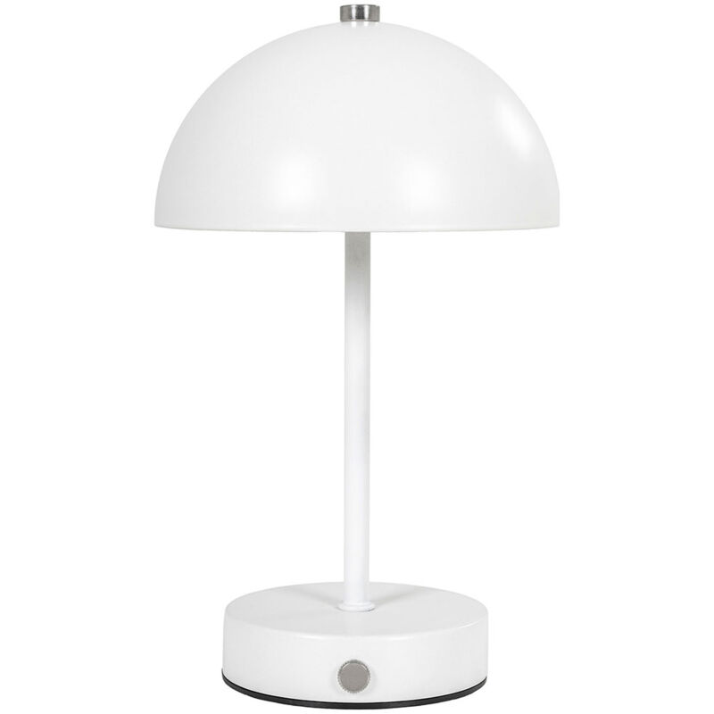 Holt lampe de table LED rechargeable blanche.