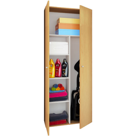 Holz Besenschrank Putzschrank Vandol