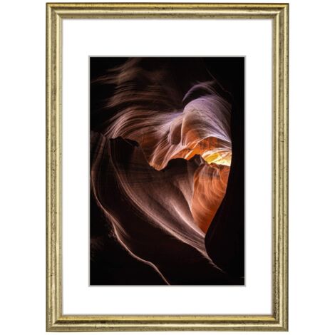 Holz Bilderrahmen Phoenix 30x45cm Gold