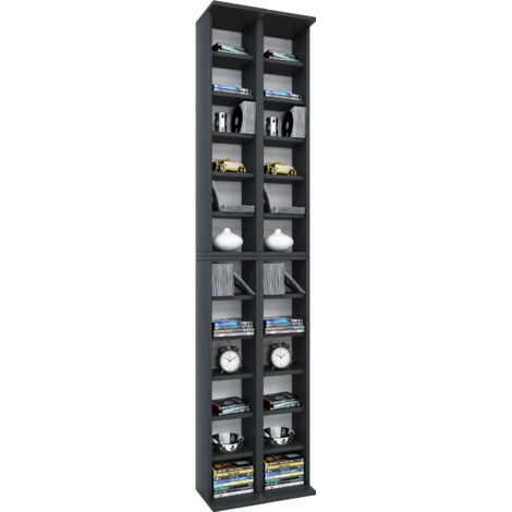 Holz CD DVD Stand Regal Schrank  Almera
