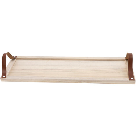 Spetebo Deko Holz Schlitten 47cm - Mit Metallkufen Im Shabby Chic Look