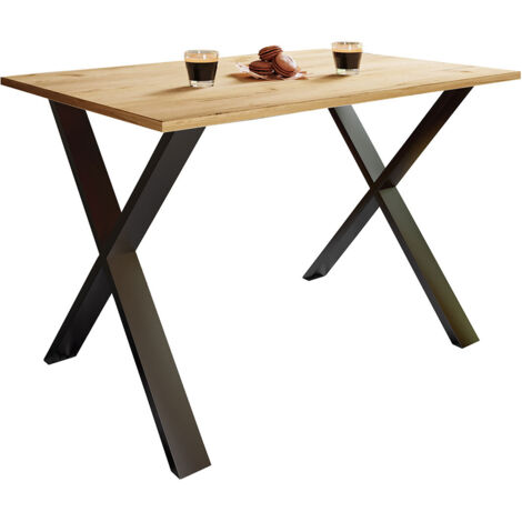 Holz Esstisch Küchentisch Xona X 80x80