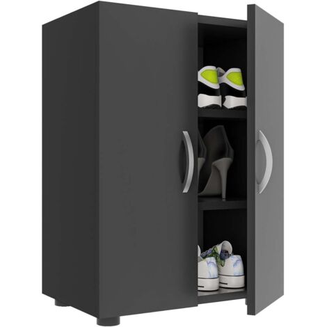 Holz Großer Schuhschrank Regal Ulas 3