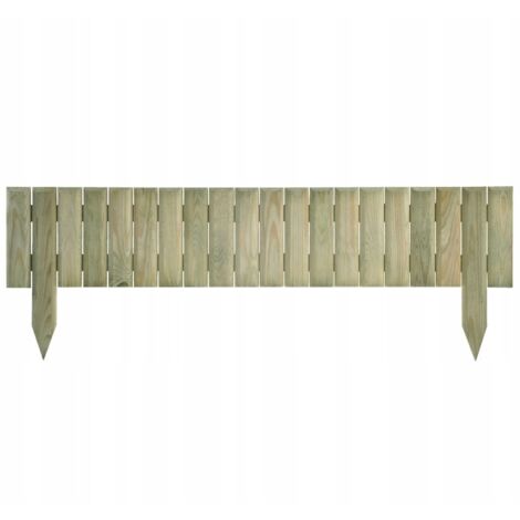 Holz-Rasenzaun, Gartenpalisade, 90 cm