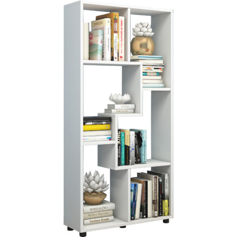 Holz Regal Raumteiler Bücherregal Blina