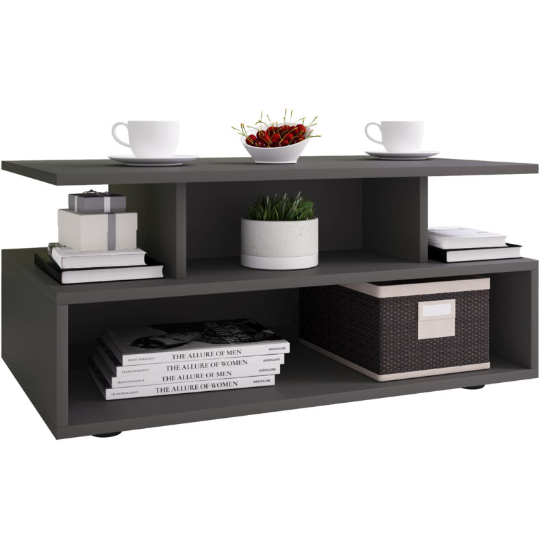 Vcm Holz Sofatisch Couchtisch Esila