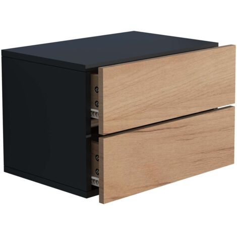 Holz Wand Hänge Nachttisch Usal L 45 cm