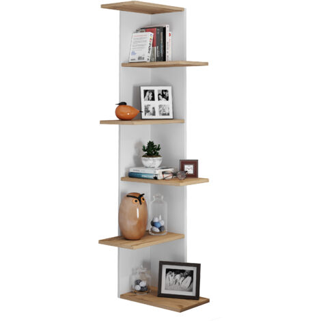 Holz Wandregal Eckregal Regal Balos XL