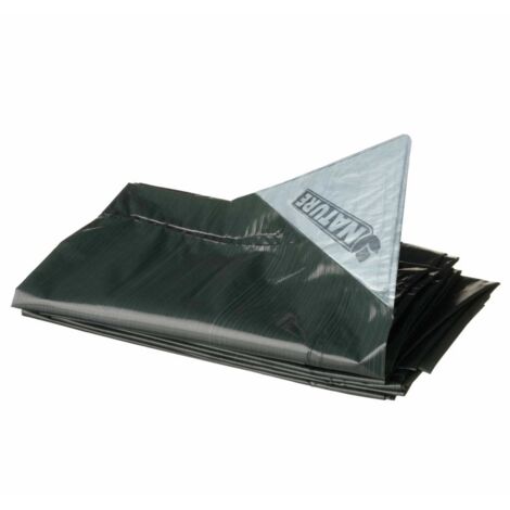 Holzabdeckplane 1,5×6 m PE Grün Nature