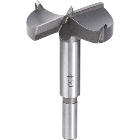 Holzbohrer, 50 mm Hartmetall-Holzsenker, Installation von kugelförmigen Holztüren, Schubladen, Sperrholz, hilft Ihnen, schnell saubere Löcher mit flachem Boden in Holz zu machen