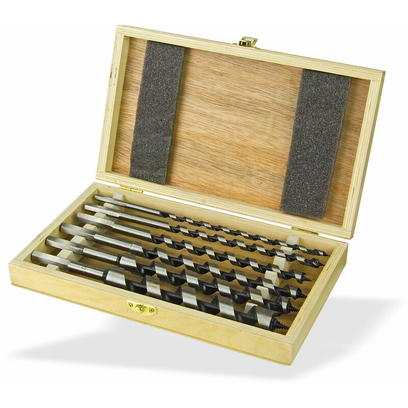 Image of Dema - Holzbohrer Bohrer Spiralbohrer Bohrersatz Schlangenbohrer Set dhb 230 6-tlg.