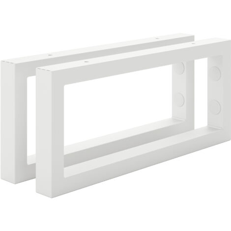 Holzbrink 2 Stück Wandkonsole Weiß für Waschtisch, 350x150 mm, design und stabil Waschtischhalterung, Handtuchhalter