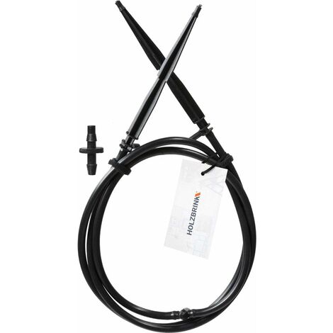 HOLZBRINK Kit n°7 pour l’arrosage du jardin avec émetteur-flèche droit, adaptateur et raccord double, 1 lot, HTB-07-1