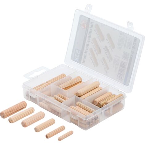 Holzdübel-Sortiment  Ø 5 - 10 mm  53-tlg.