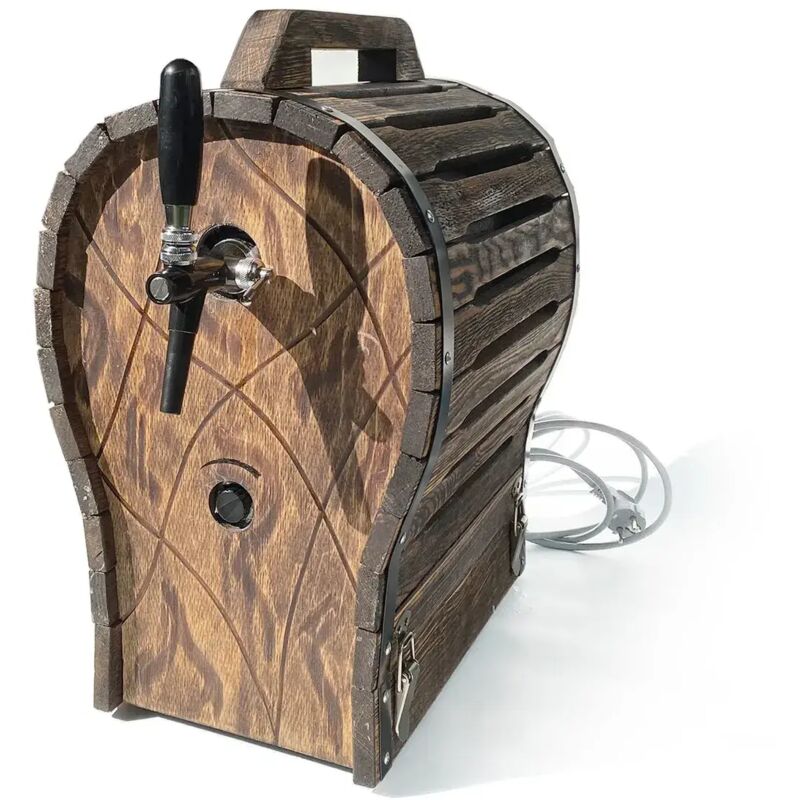 Ich-Zapfe Holzfass Für Zapfanlage, Bierzapfanlage Jet 30, 380x580x580mm