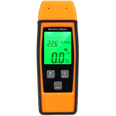 Holzfeuchtedetektor, digitaler Stiftfeuchtetester, Feuchtigkeitssensor für Holz, Gipskarton, Pflanzen, Ziegel, Mörtel, Beton, Werkzeug für die Holzbearbeitung.