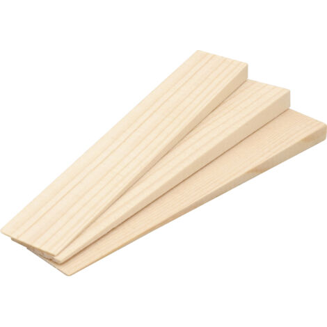 Holzkeile 14 x 2,3 x 1,0 cm Fichte - 12 Stück Verlegehilfen