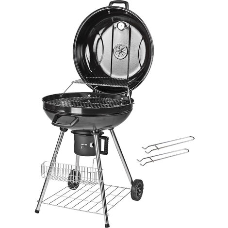 Holzkohle Kugelgrill Grillwagen Profi BBQ Grill Antigua II Grillrost Ø 54 cm