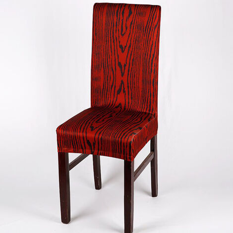 Holzkorn-Stretch-Stuhlabdeckung Abnehmbarer elastischer Stuhl-Beschützer für Hotel-Esszimmer-Büro