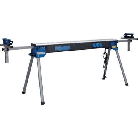 Holzkraft Universal Werktisch UWT 3200 mit Schnellklemmsystem + Rollenbahn