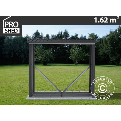 Holzlager 1,82x0,89x1,56m, 1,62m², ProShed®, Anthrazit