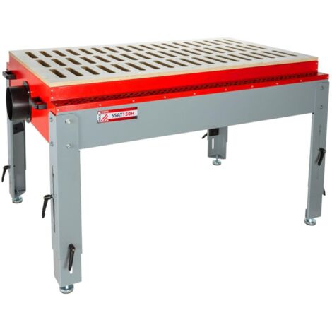 Holzmann – Banc de ponçage avec extracteur de poussière – Hauteur réglable 760-1030mm – Dimensions 1440x800mm – Charge 200kg – SSAT150H