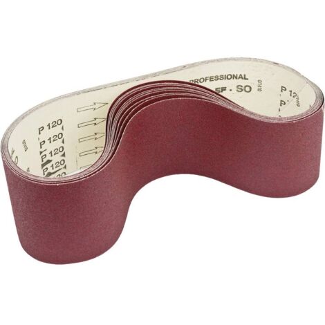 Holzmann – Bande abrasive de ponceuse 915mm 100mm 10 pièces – Assortiment grains 60/80/100/120 – Pour bois dur et tendre – SB46SET