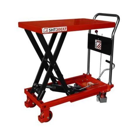 HOLZMANN Chariot à table élévatrice hydrolique 815 x 500 mm Ht. 280 à 900 mm