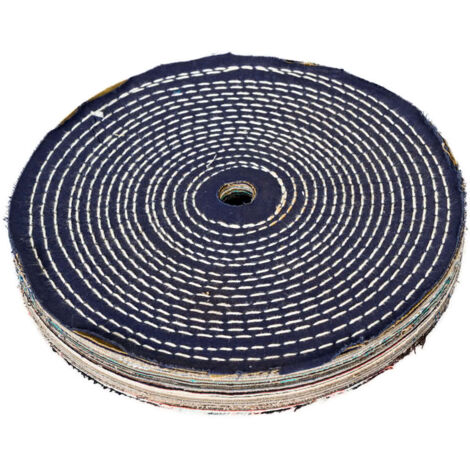 Holzmann – Disque de polissage en flanelle 150mm – Épaisseur 25mm – Alésage 16mm – Finition lisse sur bois dur et teck - dsm150psl
