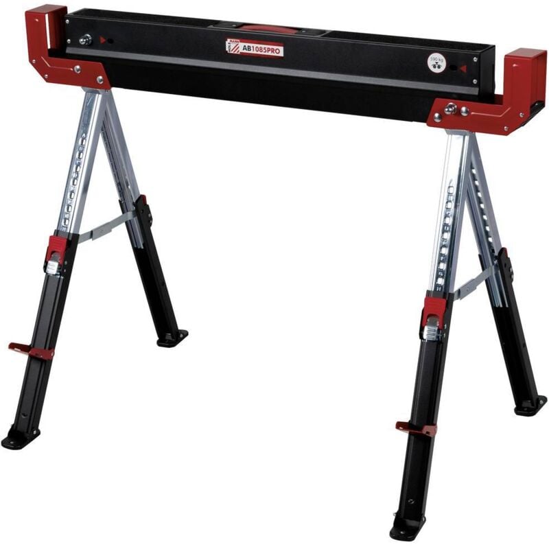 Holzmann - Maschinen AB1085PRO Tréteau pliable à hauteur réglable, pliable 590 kg (l x p) 1085 mm x 632 mm 9.3 kg 1 pc(s)
