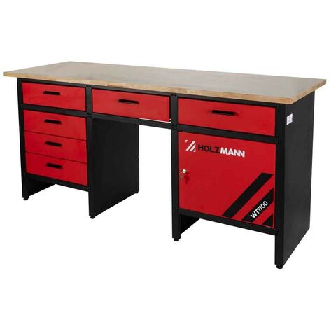 HOLZMANN Etabli de travail avec rangement