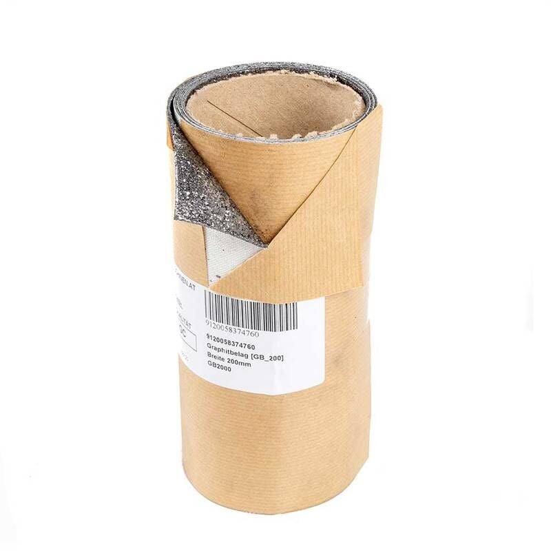 Holzmann - Bande de graphite /l. 200mm, rouleau 1m