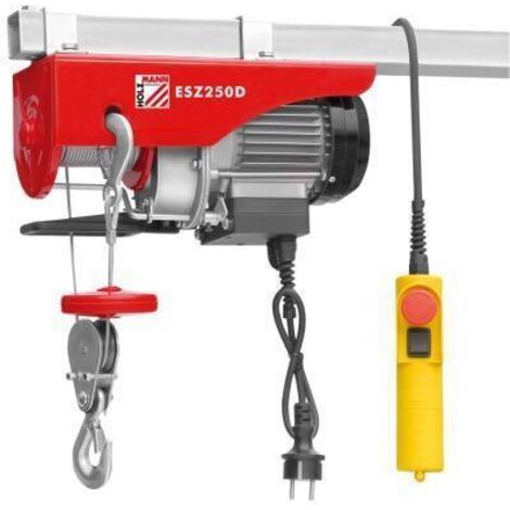 Holzmann Maschinen ESZ250D230V Verricello elettrico Capacità di carico (con puleggia) 250 kg Capacità di carico (senza